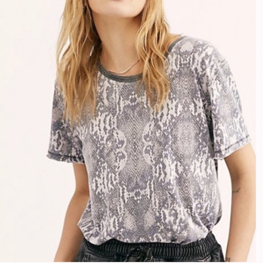 Free People Snake Tourist Tee